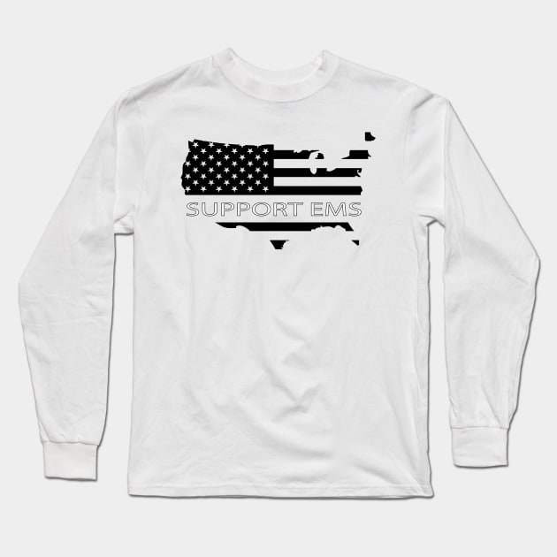 Support EMS Long Sleeve T-Shirt by B3pOh